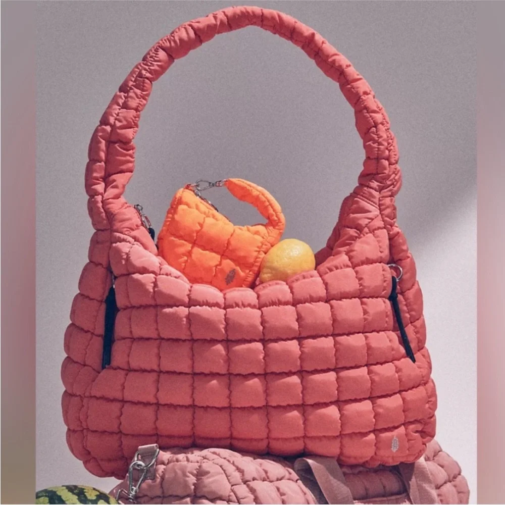 Free People Quilted Carryall Bag
